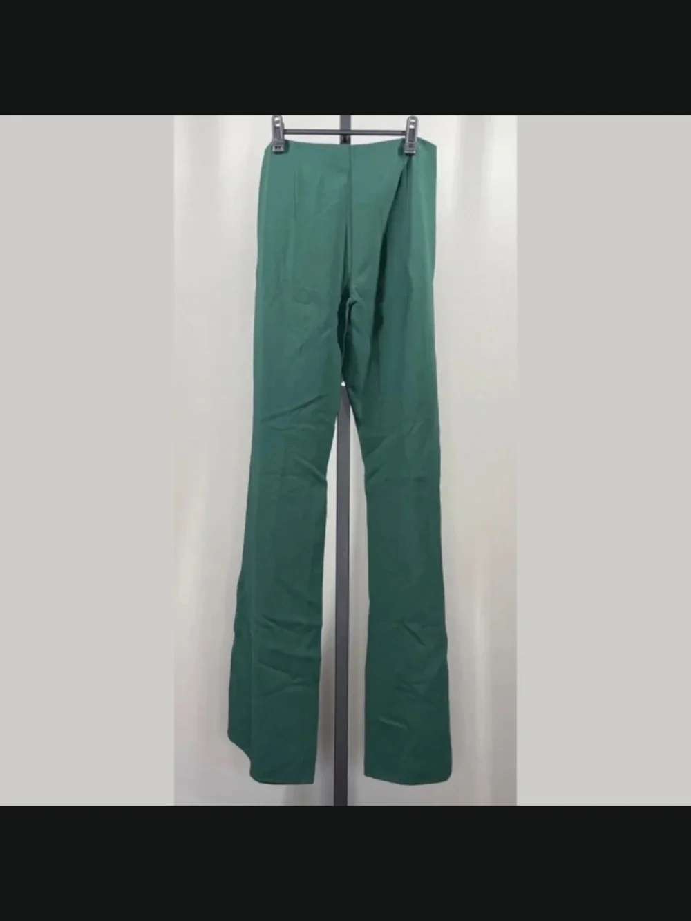 NEW Michael Kors Collection Pants Womens 8 green fit flare designer trouser